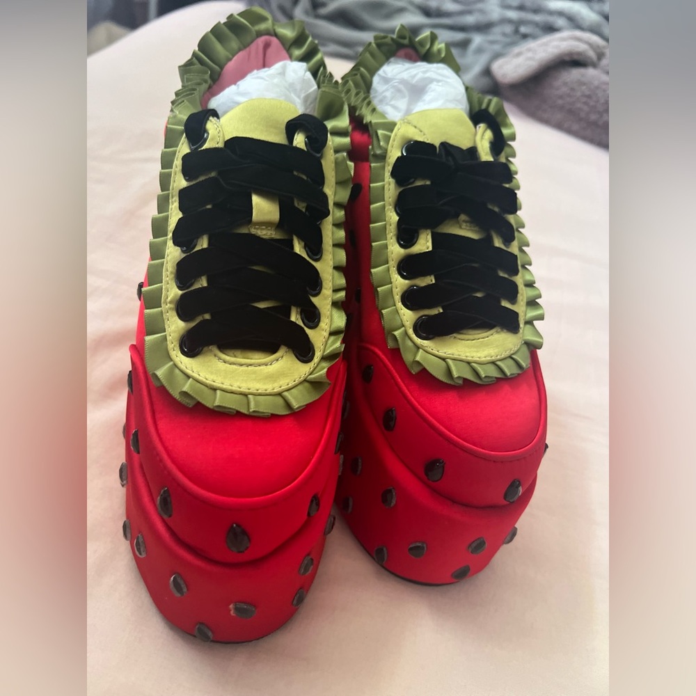 Dolls Kill x Strawberry Shortcake Platform Shoes - Picture 6 of 7